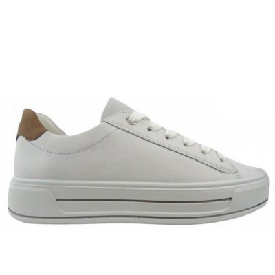 Ara Damen Canberra Cervo Sportlicher Schnürer In Weiss,Sand