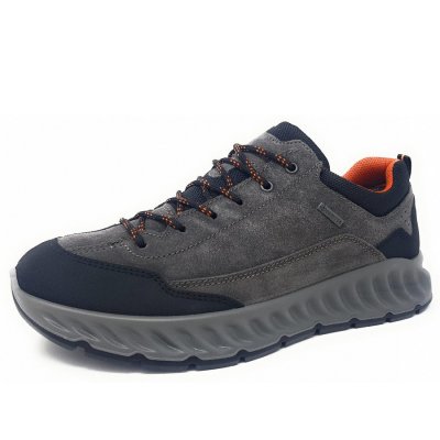 Ara Herren Paolo Sportlicher Schnürer In Black/ Anthrazit