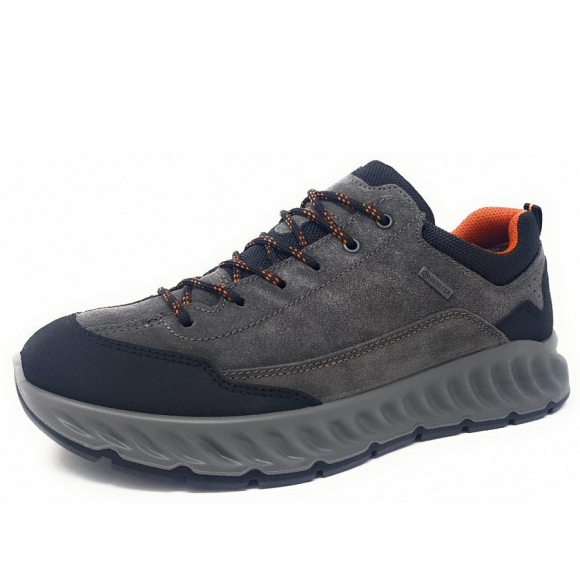 Ara Herren Paolo Sportlicher Schnürer In Black/ Anthrazit