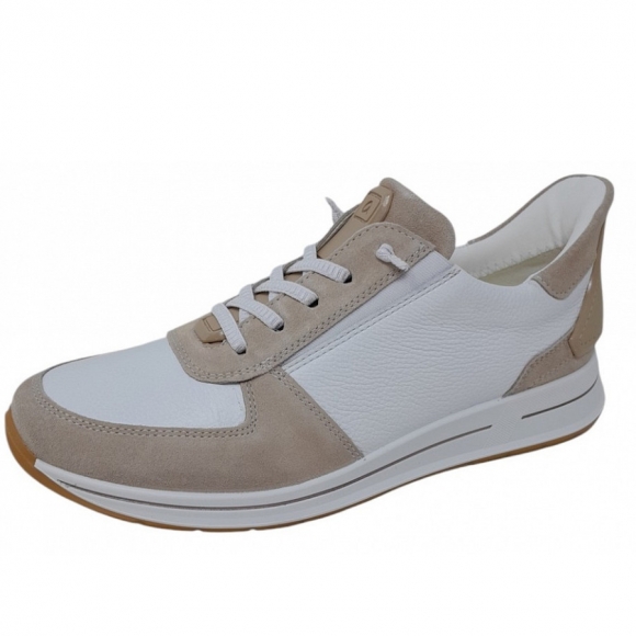 Ara Damen Osaka 2,0 Weite H Sportlicher Schnürer In Shell Weiss