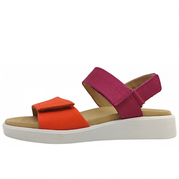 Ara Damen Madeira Sandale In 16 Orange/ Pink Ara Damen Madeira Sandale In 16 Orange/ Pink