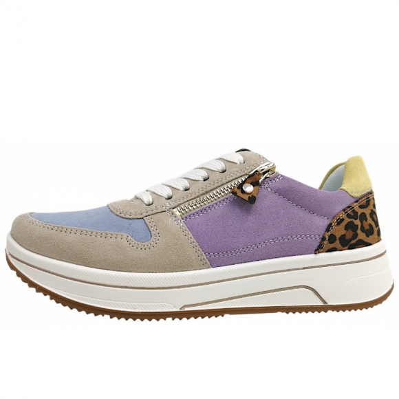 Ara Damen Sapporo 3.0 Sportlicher Schnürer In Shell/Natur 75