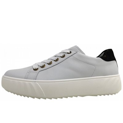 Ara Damen Monaco Sportlicher Schnürer In Weiß/Schwarz 80