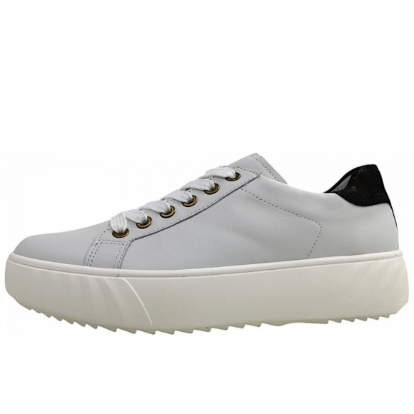 Ara Damen Monaco Sportlicher Schnürer In Weiß/Schwarz 80