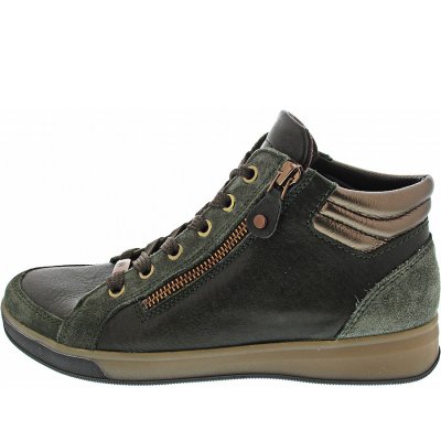 Ara Damen Rom Schnürstiefelette In Forest,Moro
