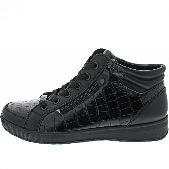 Ara Damen Rom Schnürstiefel In Schwarz