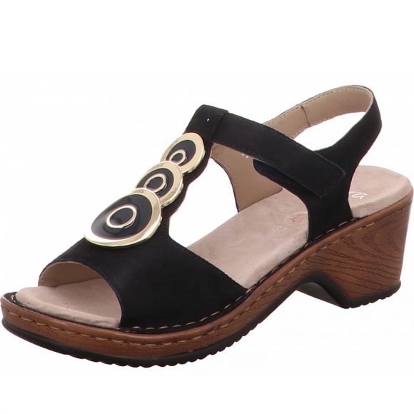 Ara Damen Key West Sandalette In Blau Ara Damen Key West Sandalette In Blau