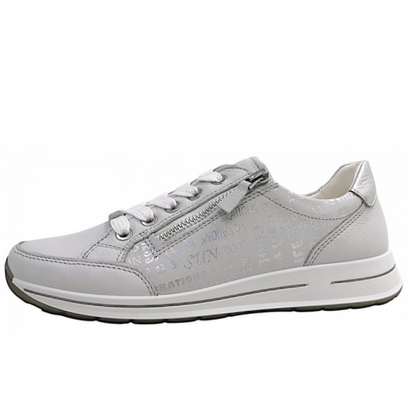 Ara Damen Osaka 2.0 Sportlicher Schnürer In Nebbia,Silber