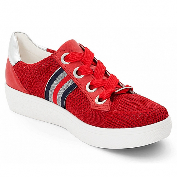 Ara Damen Sneaker In Rot,Silber Ara Damen Sneaker In Rot,Silber