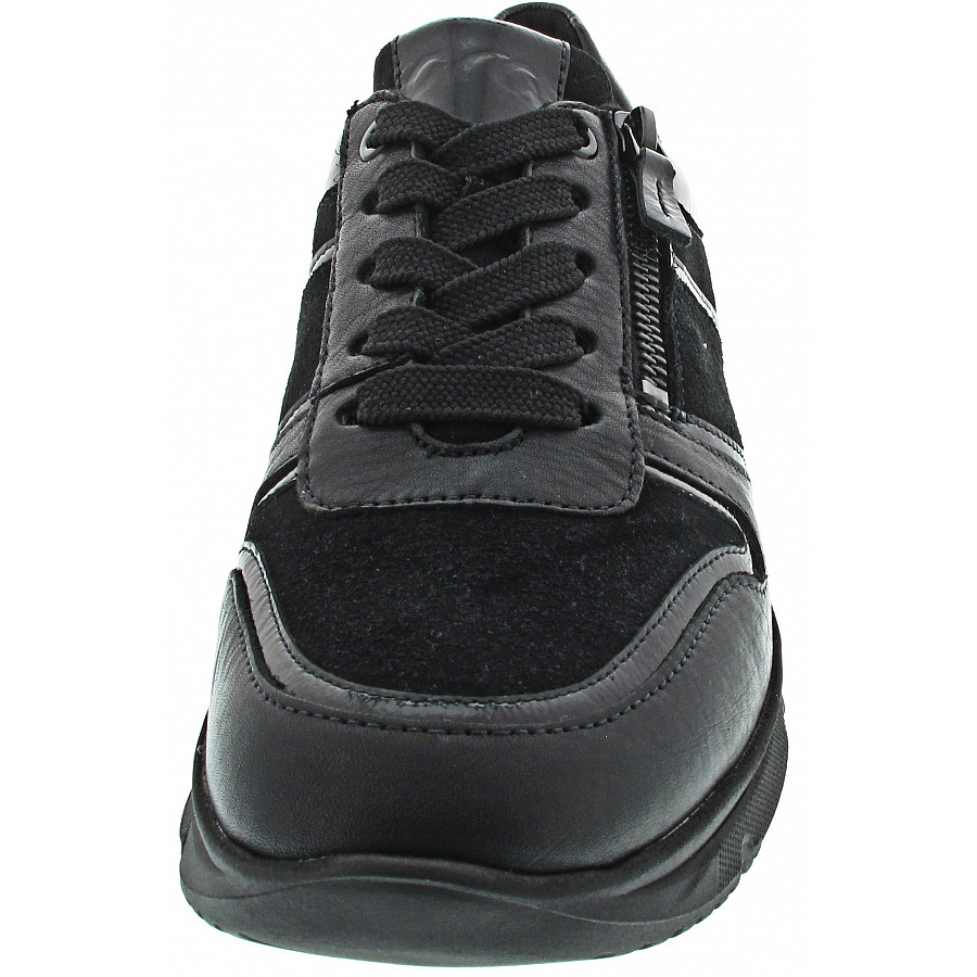 Ara Damen Neapel Sportlicher Schnürer In Schwarz