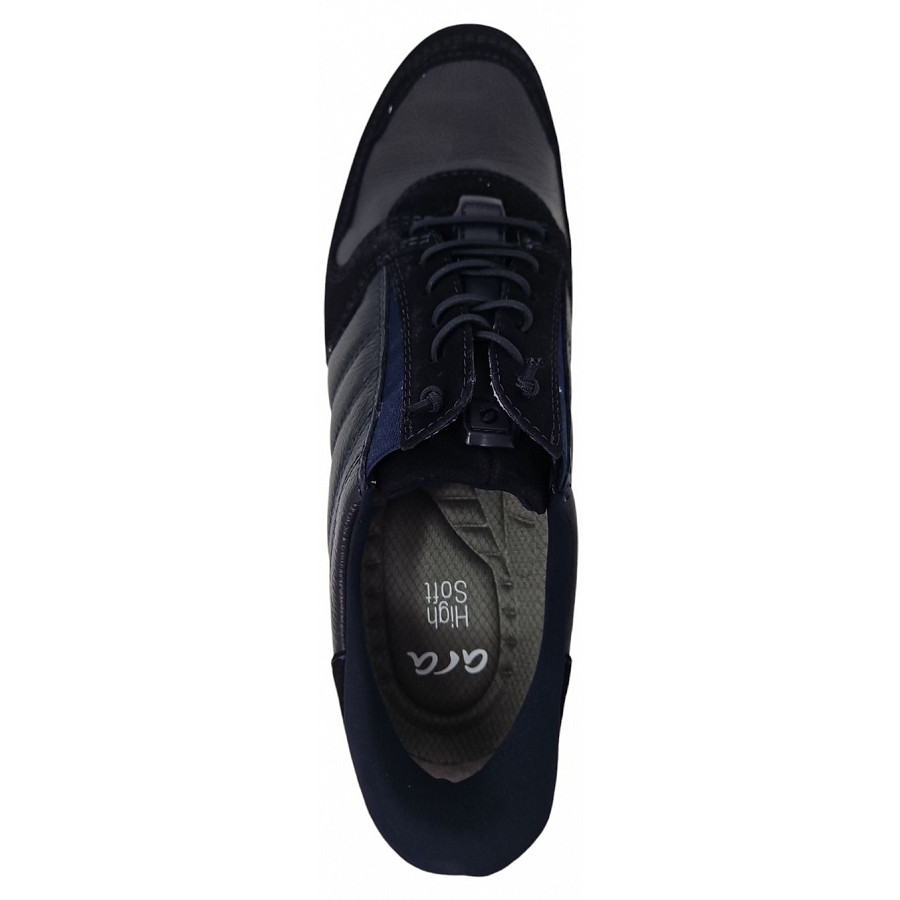 Ara Herren Matteo Sport Sportlicher Schnürer In Blau