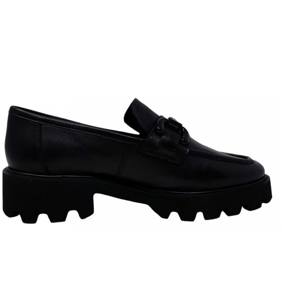 Ara Damen Oxford Slipper In Schwarz