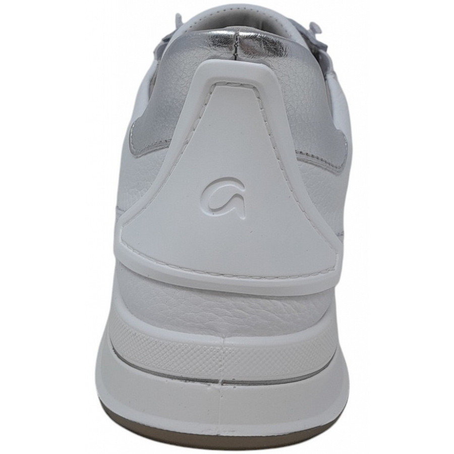 Ara Damen Osaka 2,0 Weite H Sportlicher Schnürer In Weiss Silber