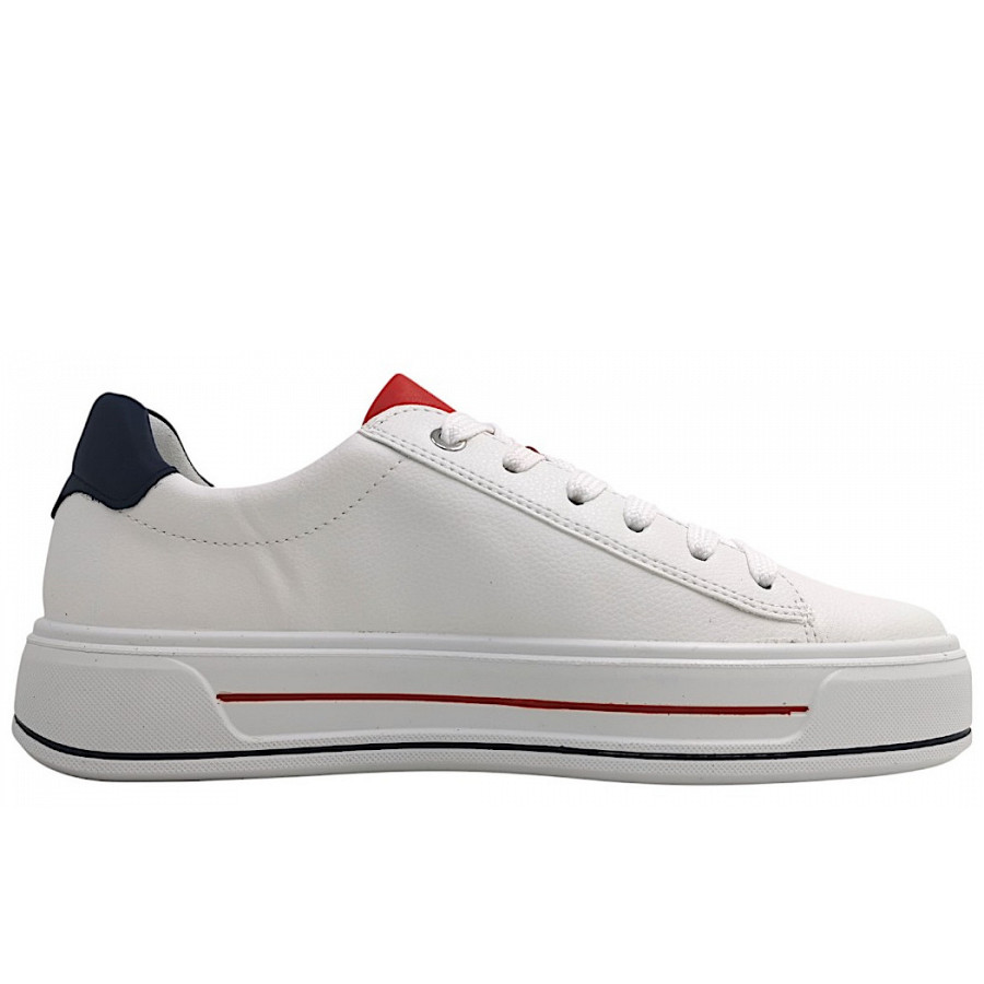 Ara Damen Canberra 3.0 Schnürer In Papaya/Blau/Weiß 86