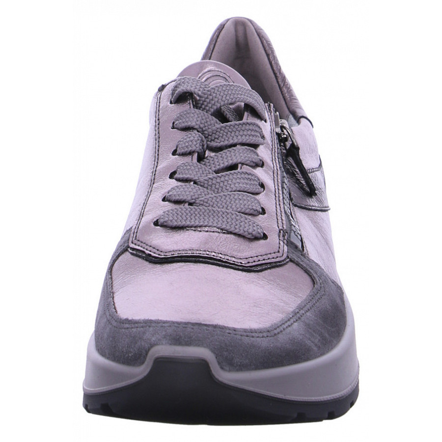 Ara Damen New York Sneaker In 11 Steel