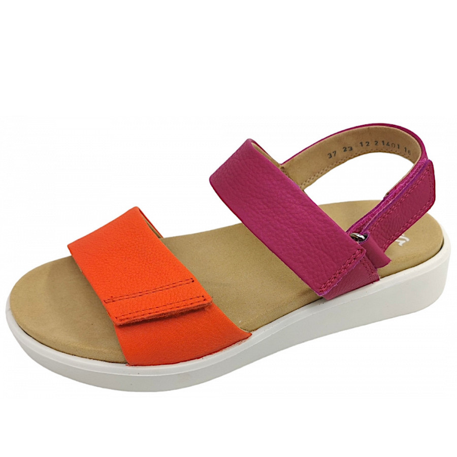 Ara Damen Madeira Sandale In 16 Orange/ Pink
