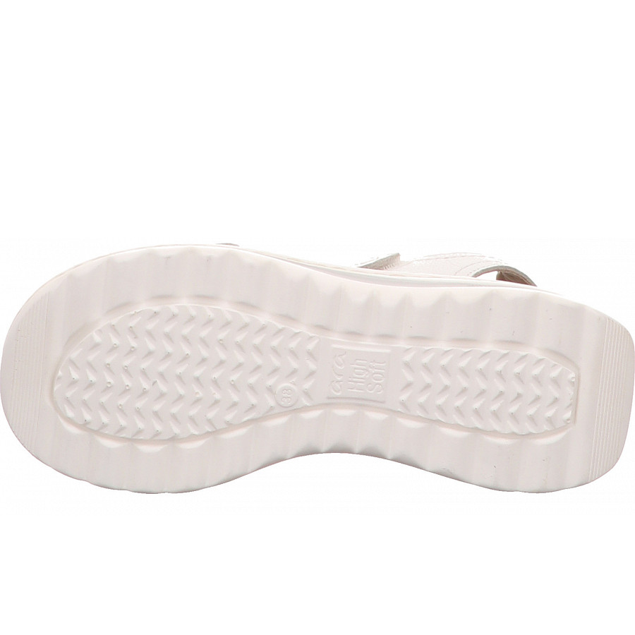 Ara Damen Tampa Sandalette In Weiß Kombi.