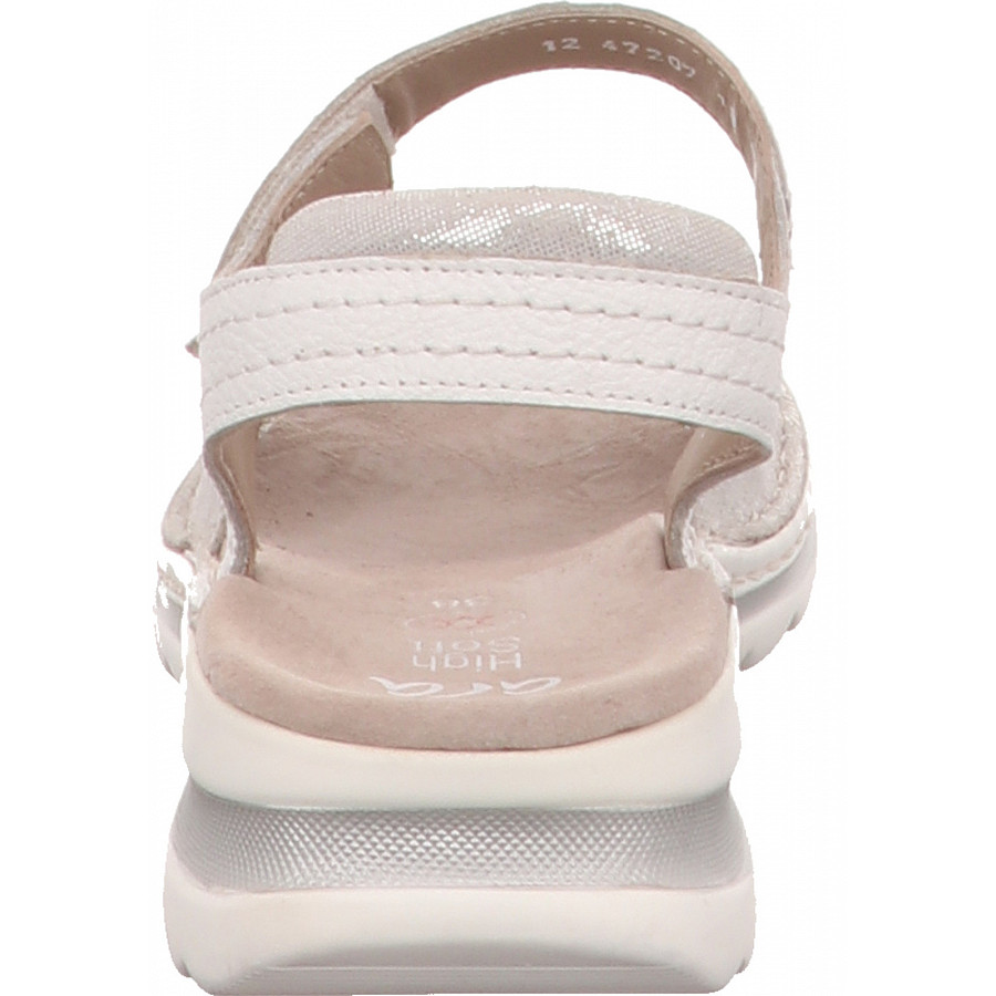 Ara Damen Tampa Sandalette In Weiß Kombi.