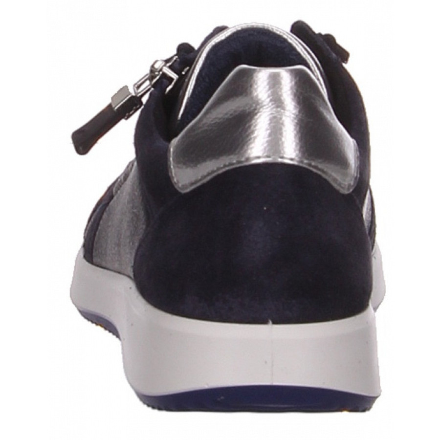 Ara Damen Roma Schnürer In Blau Kombi.