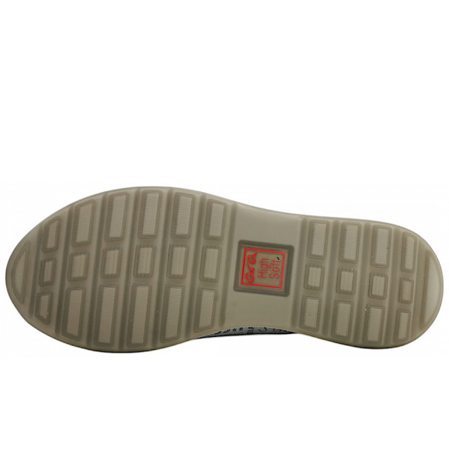 Ara Damen Osaka 2.0 Sportlicher Schnürer In Nebbia,Silber