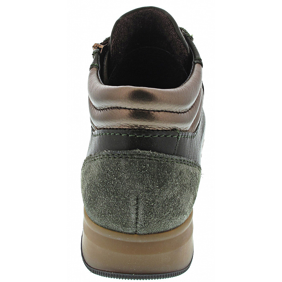 Ara Damen Rom Schnürstiefelette In Forest,Moro