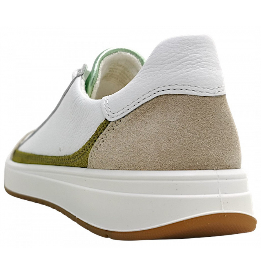 Ara Damen Rom 2.0 Sportlicher Schnürer In Weiss Kombi 06