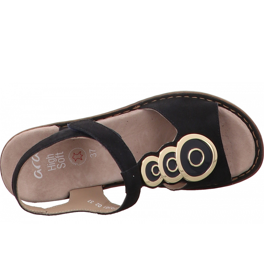 Ara Damen Key West Sandalette In Blau