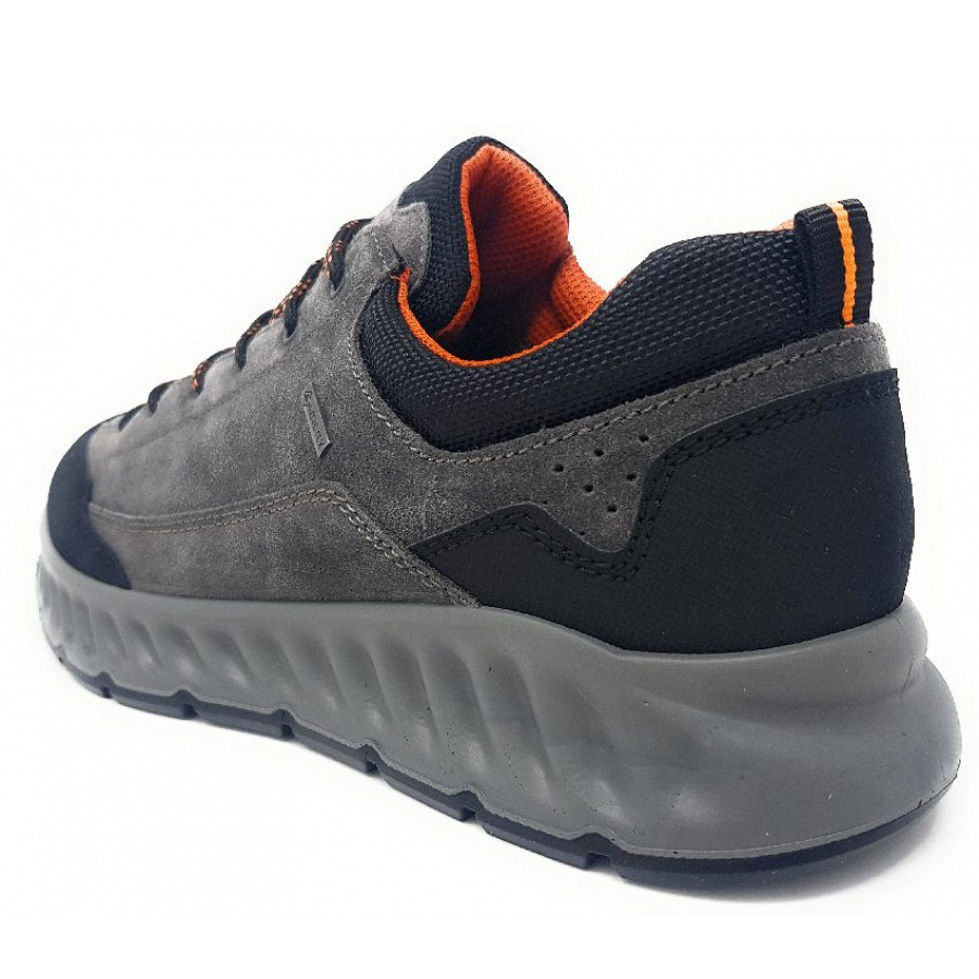 Ara Herren Paolo Sportlicher Schnürer In Black/ Anthrazit