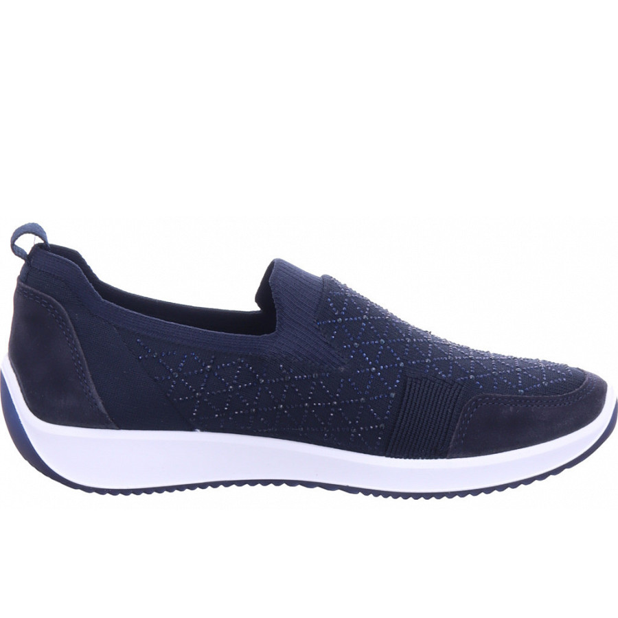 Ara Damen Lissabon Slipper In Blau