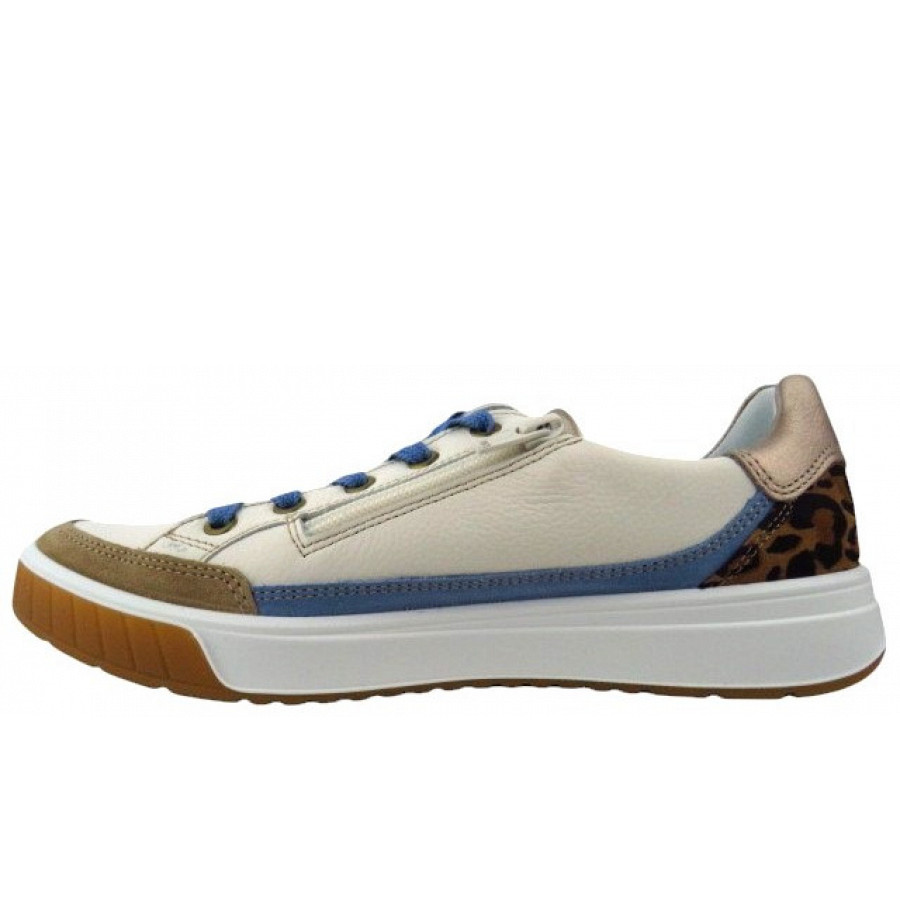 Ara Damen Rom Sportlicher Schnürer In Sand,Cream,Natur,Azzur