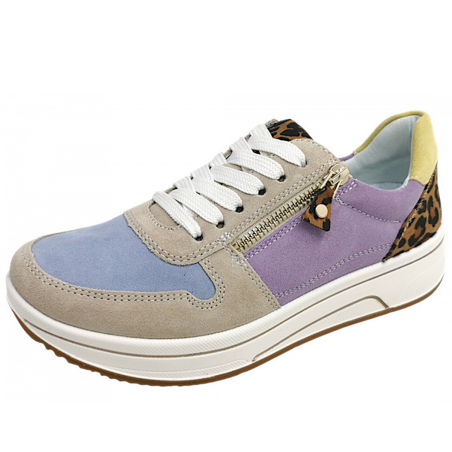 Ara Damen Sapporo 3.0 Sportlicher Schnürer In Shell/Natur 75