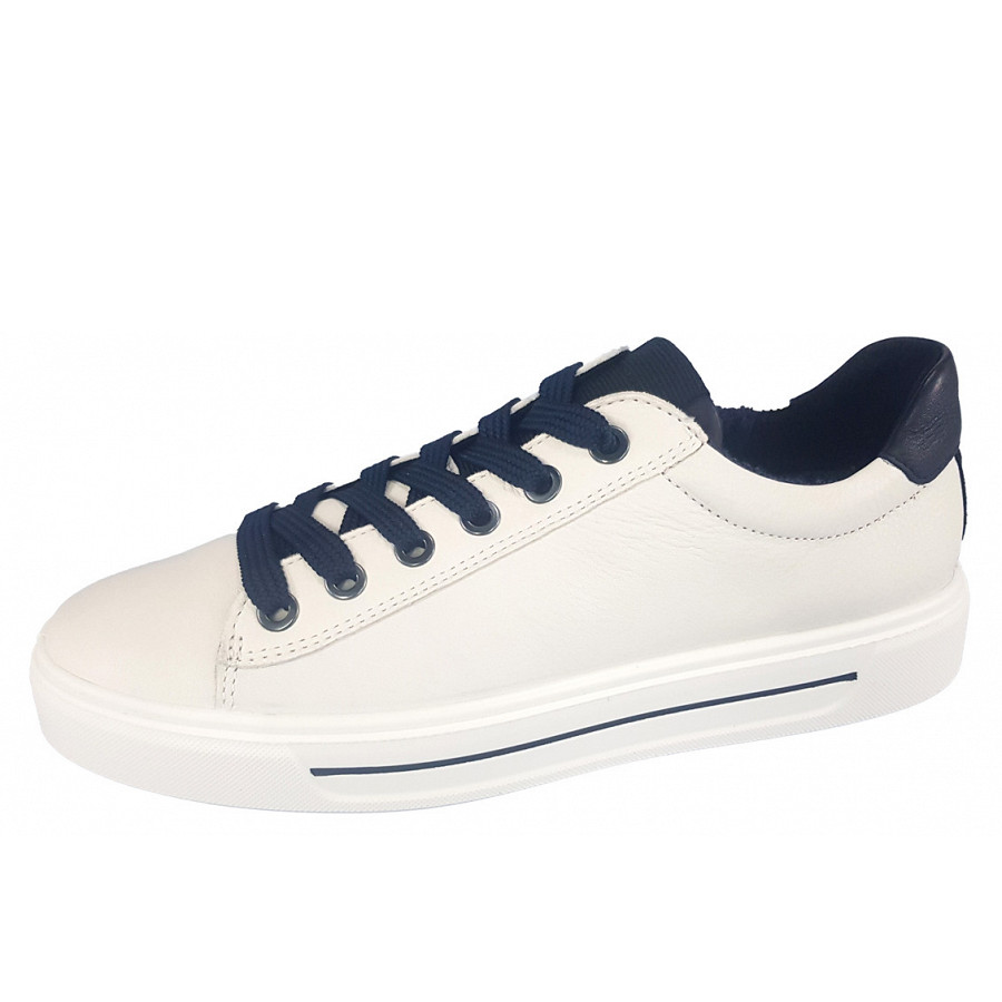 Ara Damen Courtyard 2.0 Sneaker Low In Weiß/ Blau