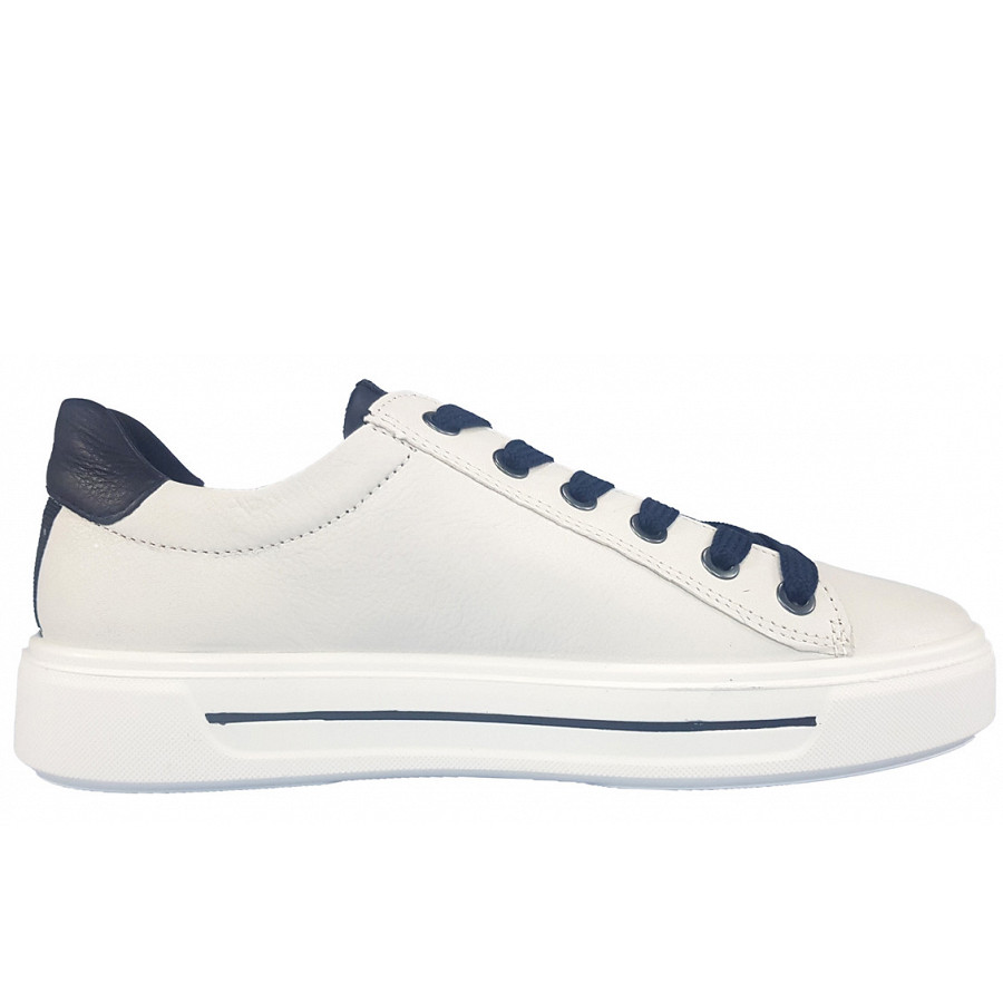 Ara Damen Courtyard 2.0 Sneaker Low In Weiß/ Blau