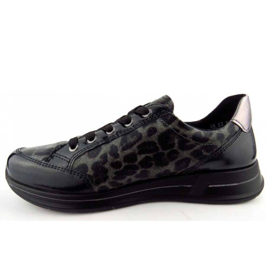 Ara Damen Osaka Schnürer In 86 Schwarz,Steel,Graphit