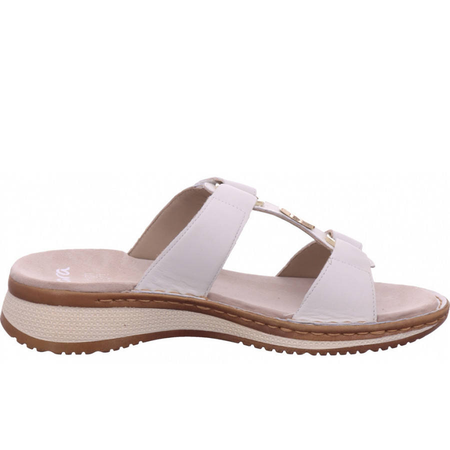 Ara Damen Hawaii Pantolette In Weiß