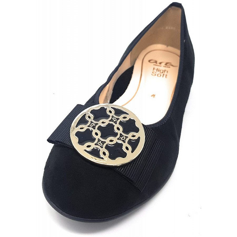 Ara Damen Sardinia Ballerina In Schwarz