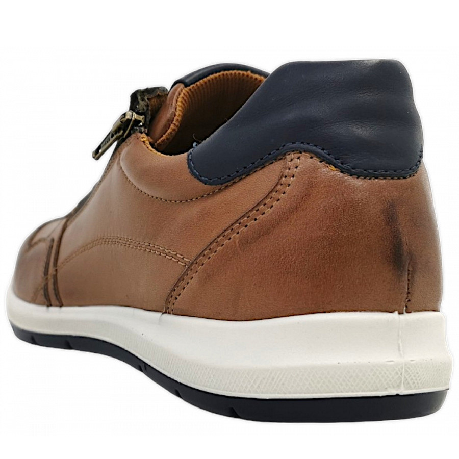 Ara Herren Finn 2.0 Sportlicher Schnürer In 04 Marrone, Blue