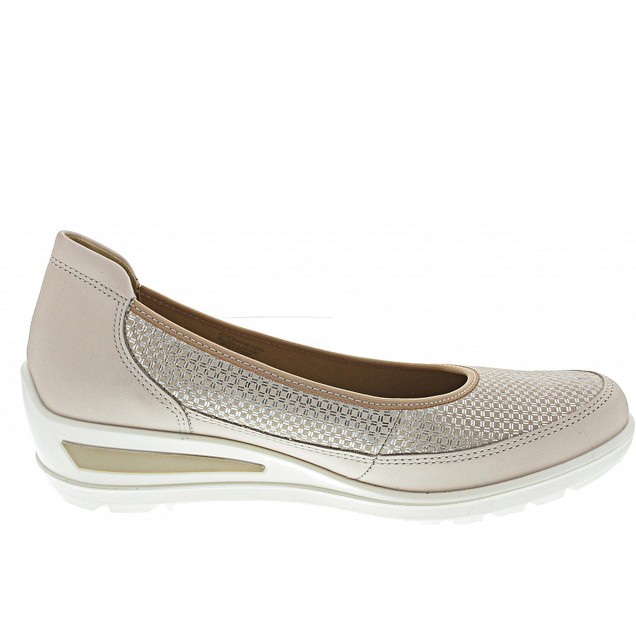 Ara Damen Zürich Pumps In Marmor,Shell/Silber