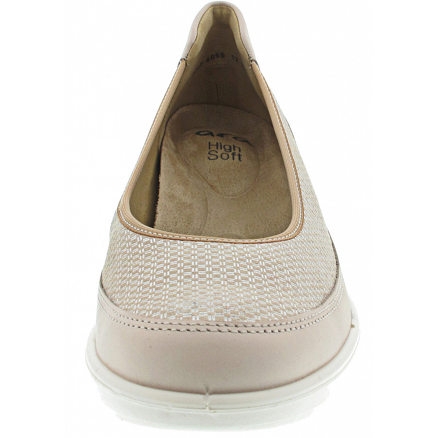 Ara Damen Zürich Pumps In Marmor,Shell/Silber